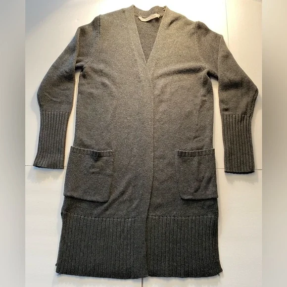 Athleta  Passage Open front cardigan  Gray  Large NWOT - Picture 7 of 13